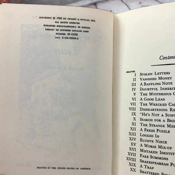 Vintage books Nancy Drew mystery stories #8 - Picture 6 of 6